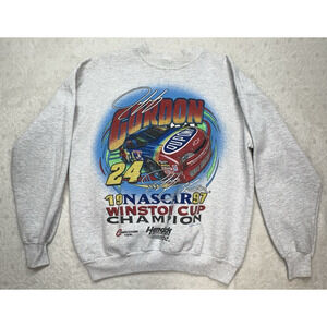 Vintage Jeff Gordon 1997 NASCAR Sweatshirt Winston Cup Champion Mens 90s Large